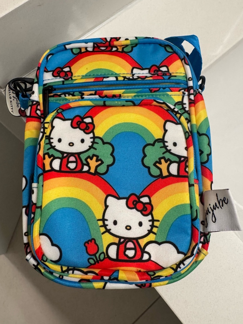Ju-Ju-Be Hello Kitty Rainbow Blue Crossbody Bag